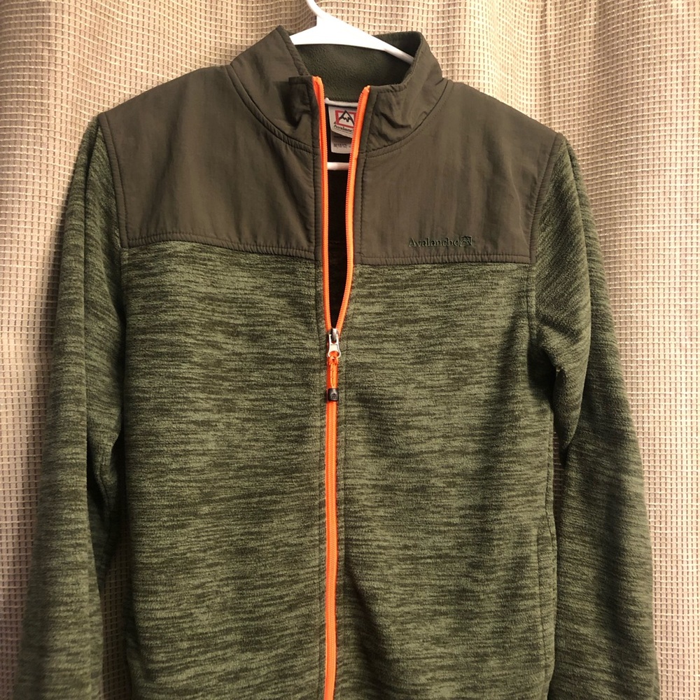 Fleece zip up jacket